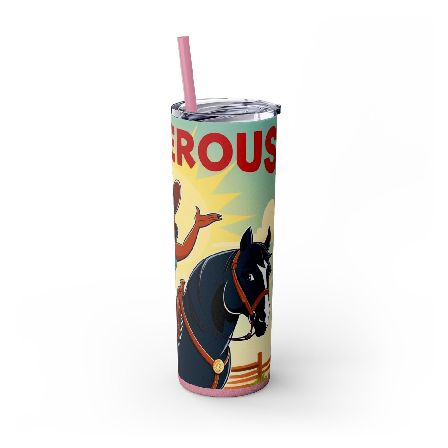 Dangerous Cowgirl Tumbler with Straw - 20oz
