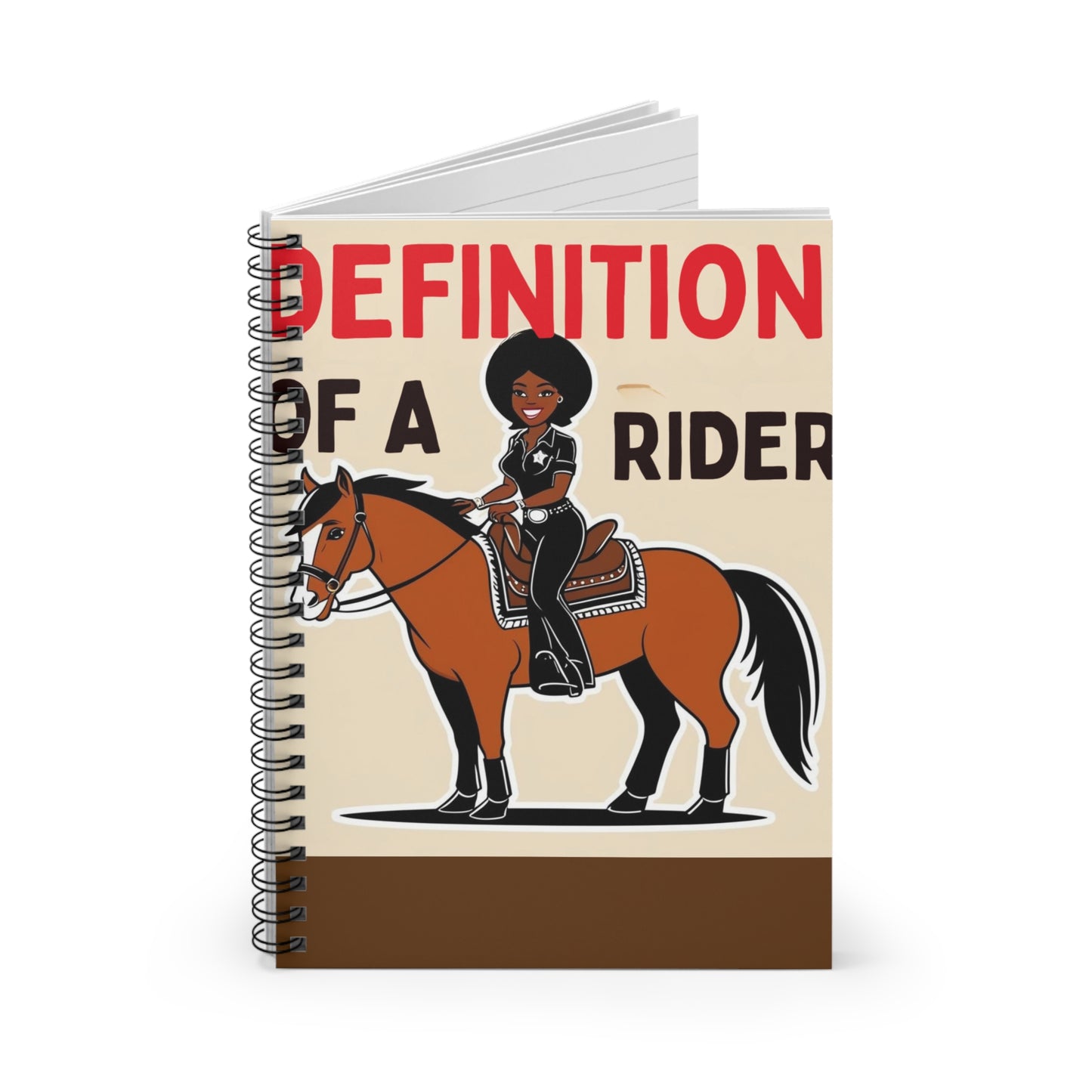 Definition of a Rider Spiral Notebook