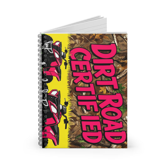 Dirt Road Certified Spiral Notebook - Ruled Line