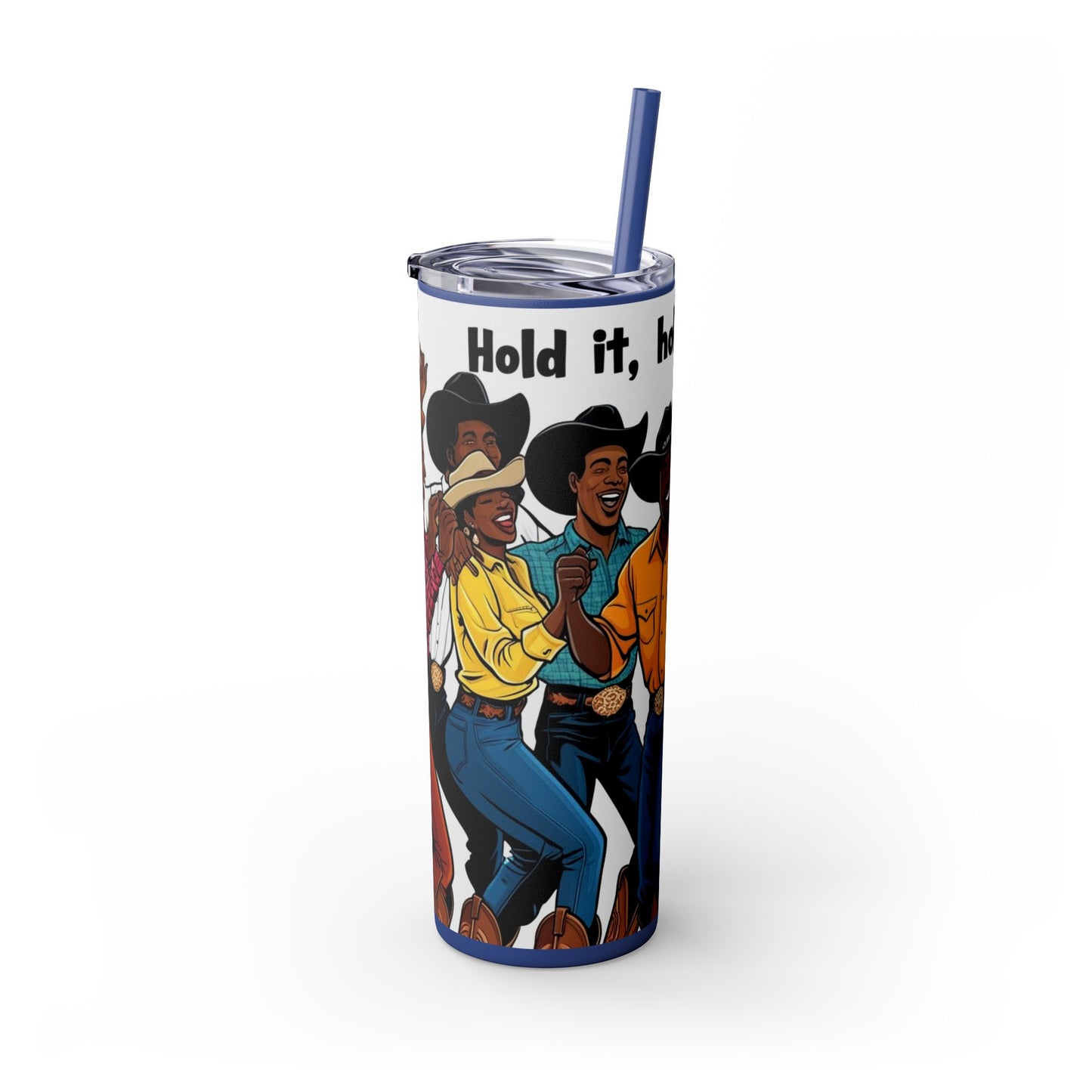 Hold It X4 Skinny Tumbler with Straw - 20oz