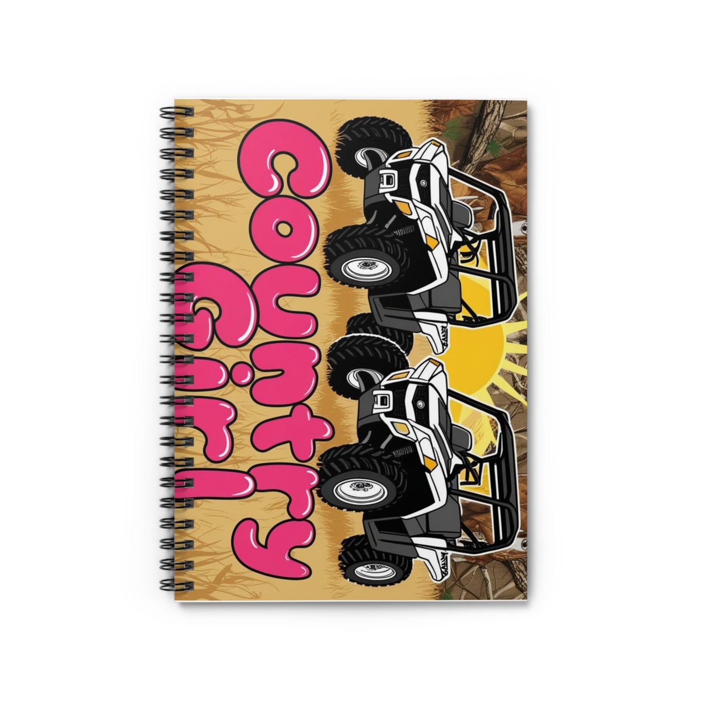 Country Girl Spiral Notebook - Ruled Line