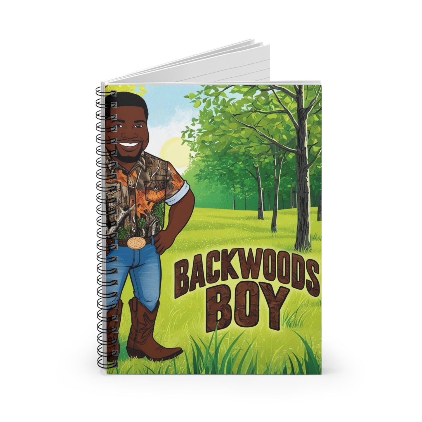 Backwoods Boy Spiral Notebook
