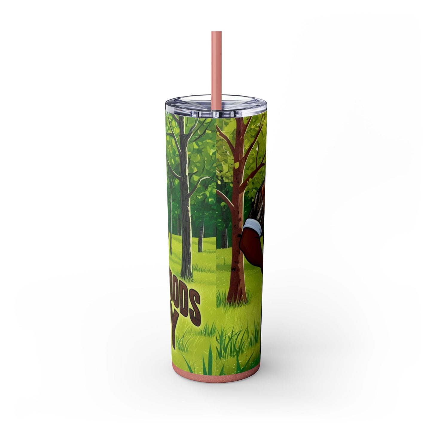 Backwoods Boy Skinny Tumbler - 20oz with Straw