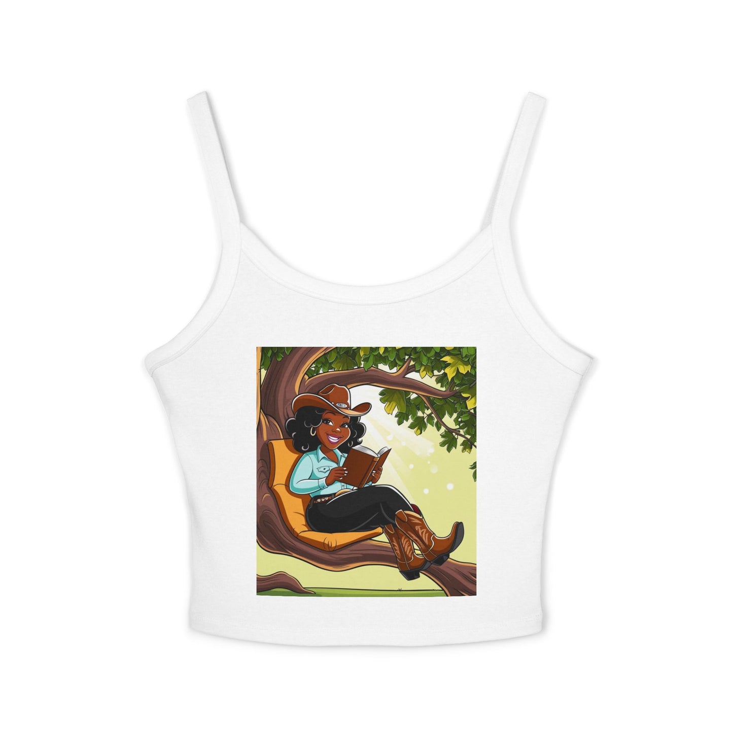 Country Nerdin' Spaghetti Strap Tank Top