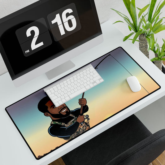 Handsome Fisherman Desk Mat