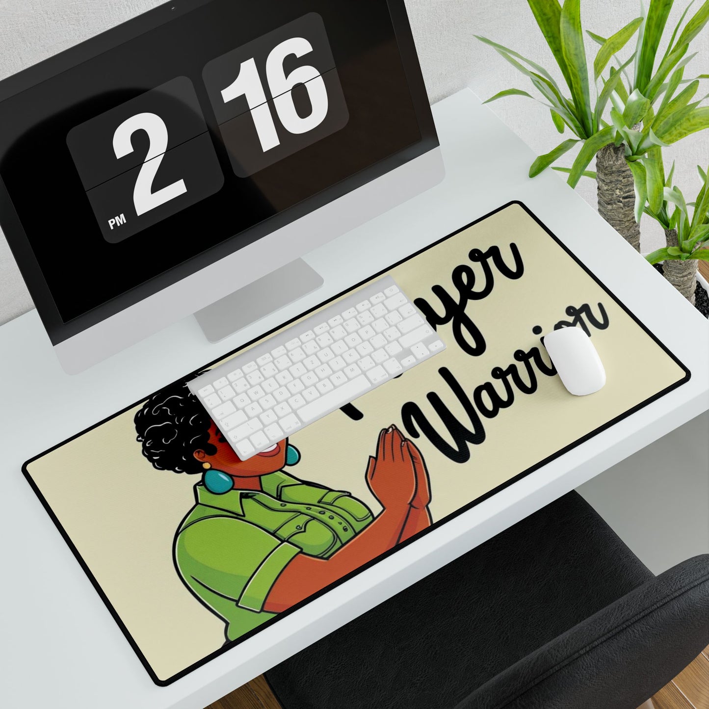 Prayer Warrior Desk Mat
