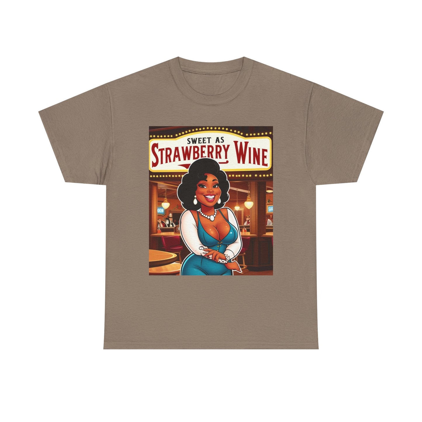 Sweet as Strawberry Wine Unisex Cotton Shirt