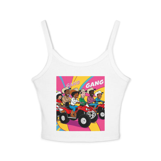 Retro Quad Gang Women's Spaghetti Strap Tank Top