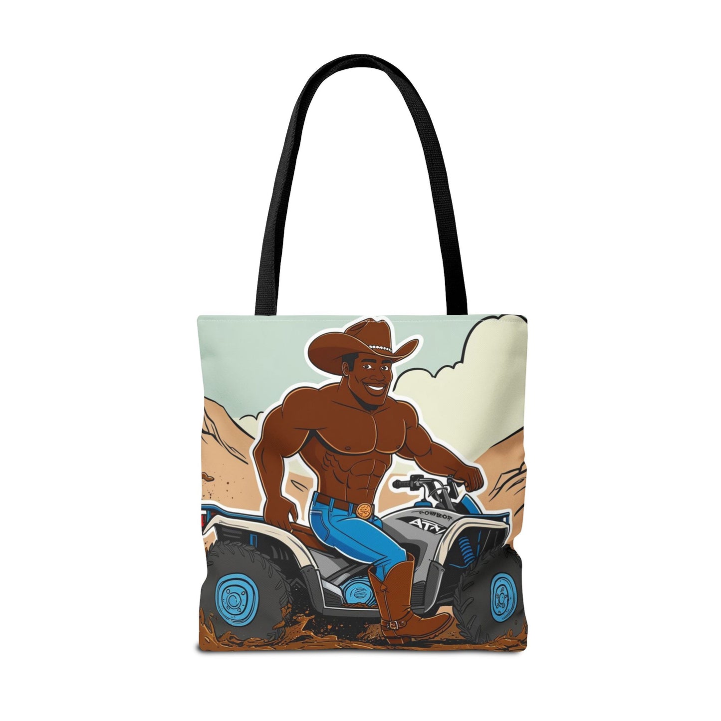 Big Cowboy Adventure Tote Bag