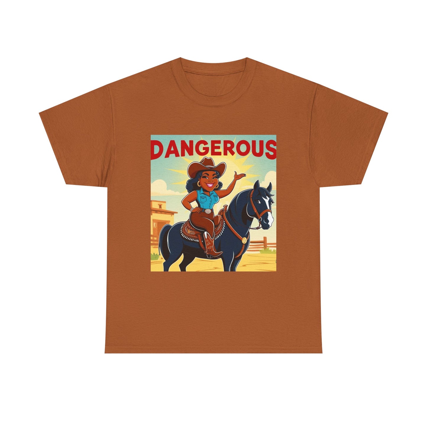 Dangerous Cowgirl Unisex Cotton Tee