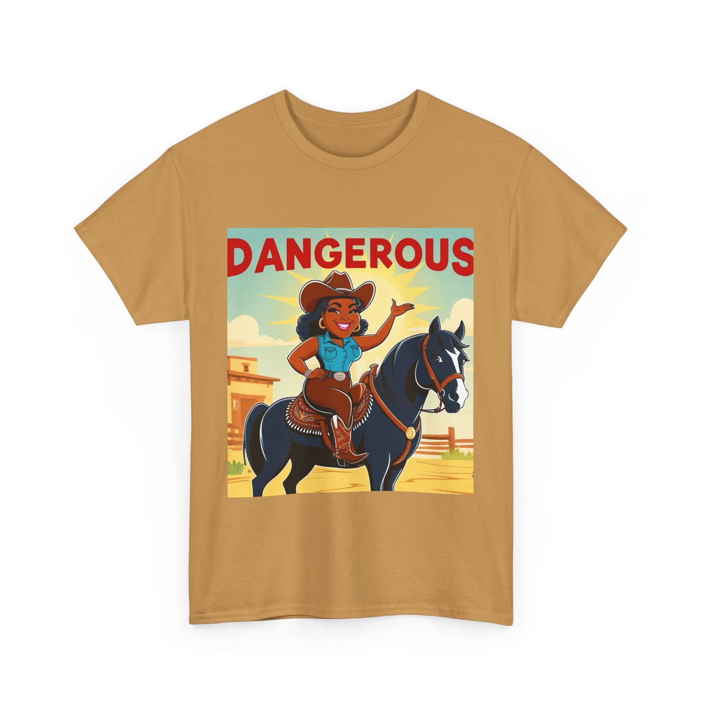 Dangerous Cowgirl Unisex Cotton Tee