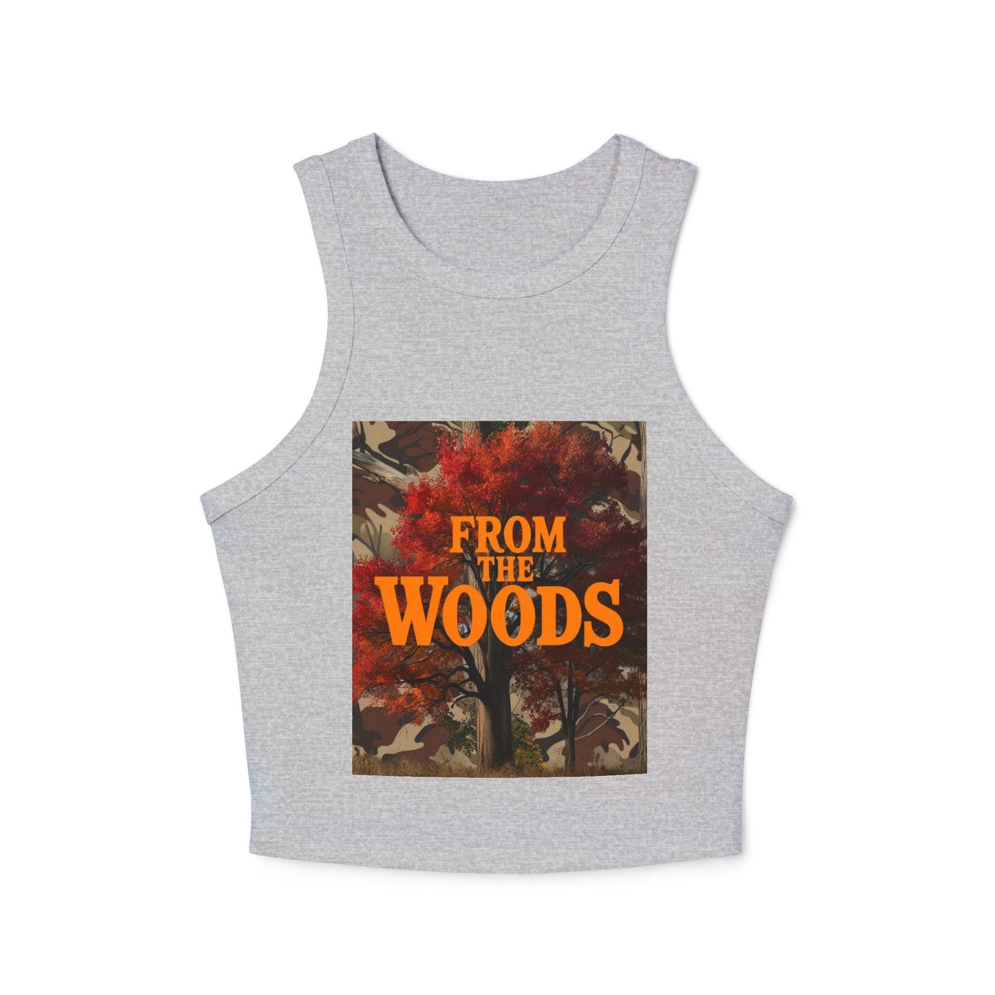 From The Woods Women's Micro Rib Racer Tank Top