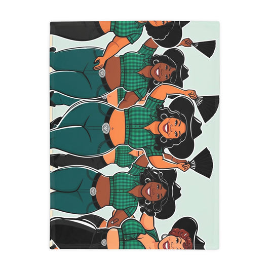 Group Dancers Plush Fleece Blanket
