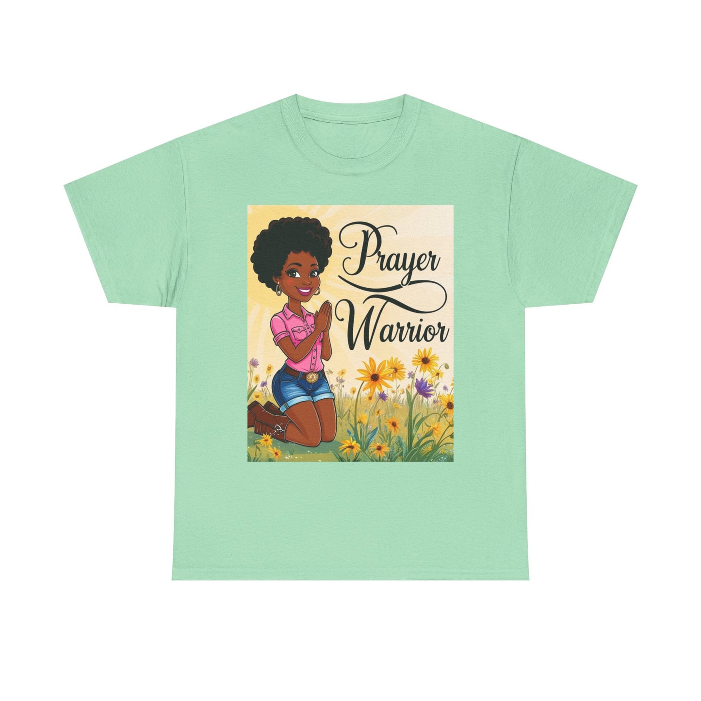 Prayer Warrior Unisex Cotton Tee