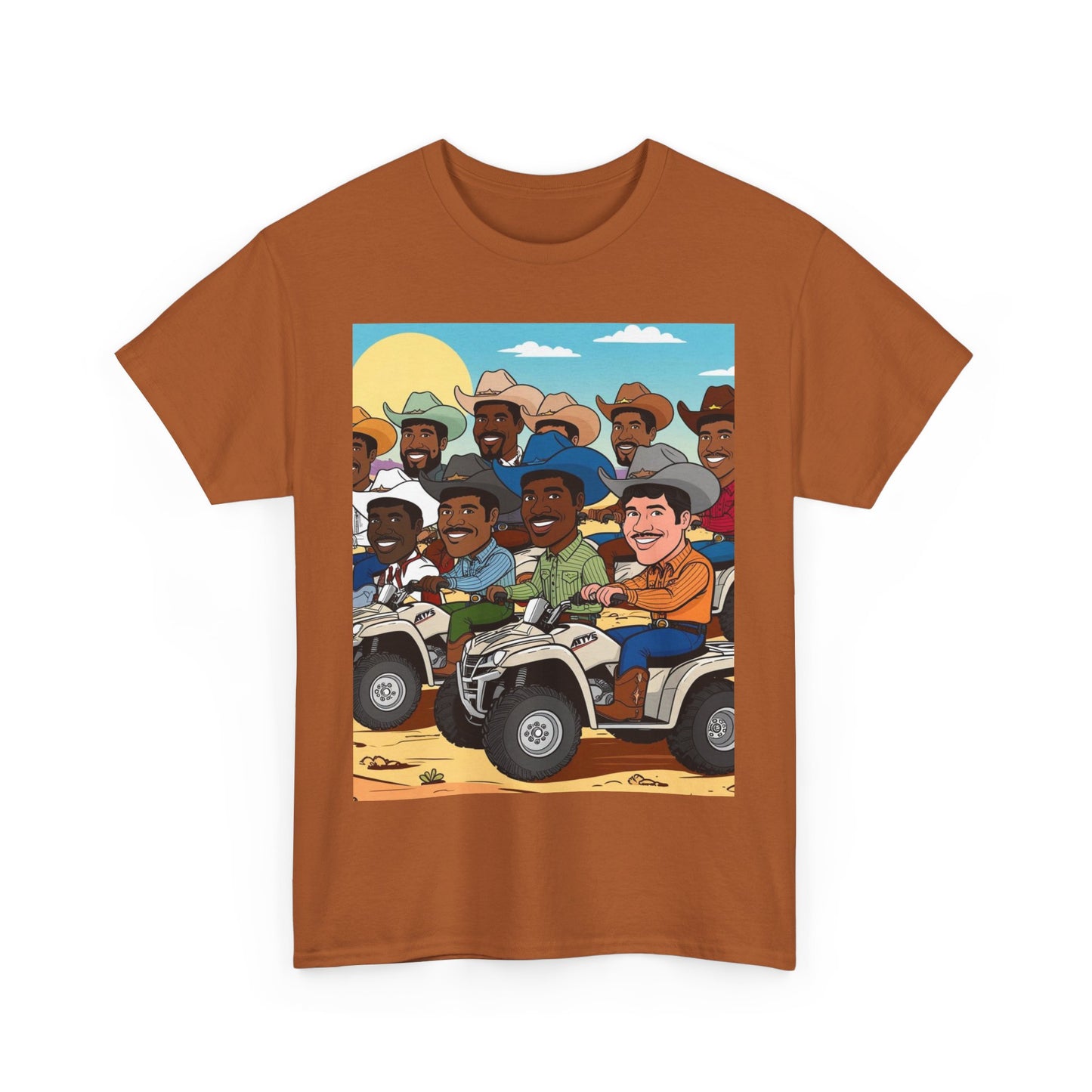 Retro Cowboy Adventure Unisex Cotton Tee