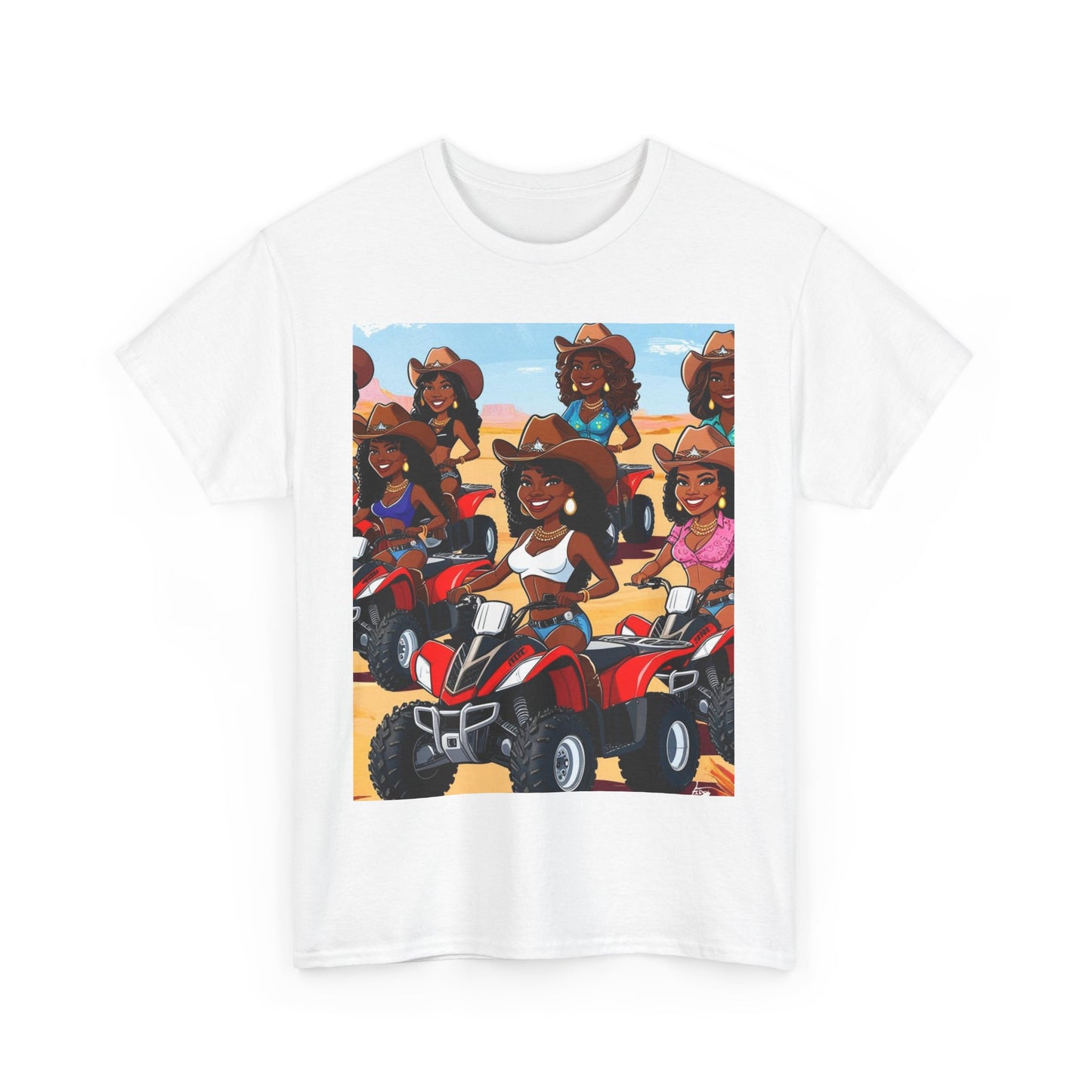 Adventurous Squad Biking Unisex Cotton Tee