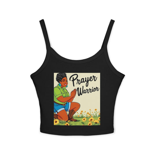 Prayer Warrior Women's Spaghetti Strap Tank Top