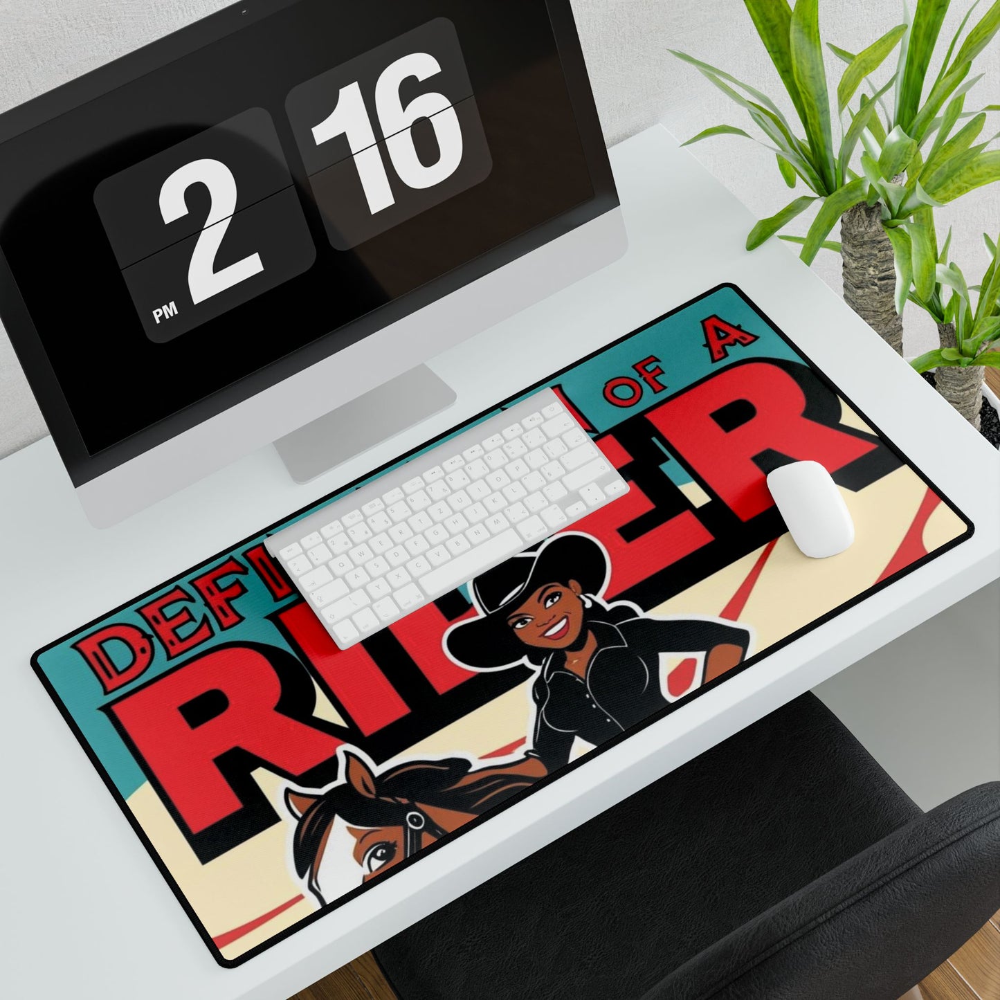 Definition of a Rider Desk Mat