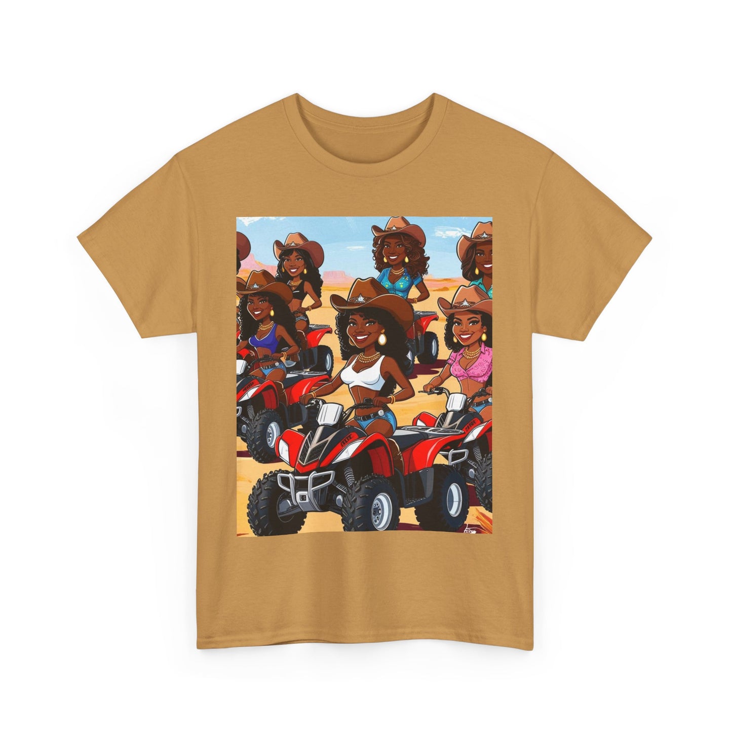 Adventurous Squad Biking Unisex Cotton Tee