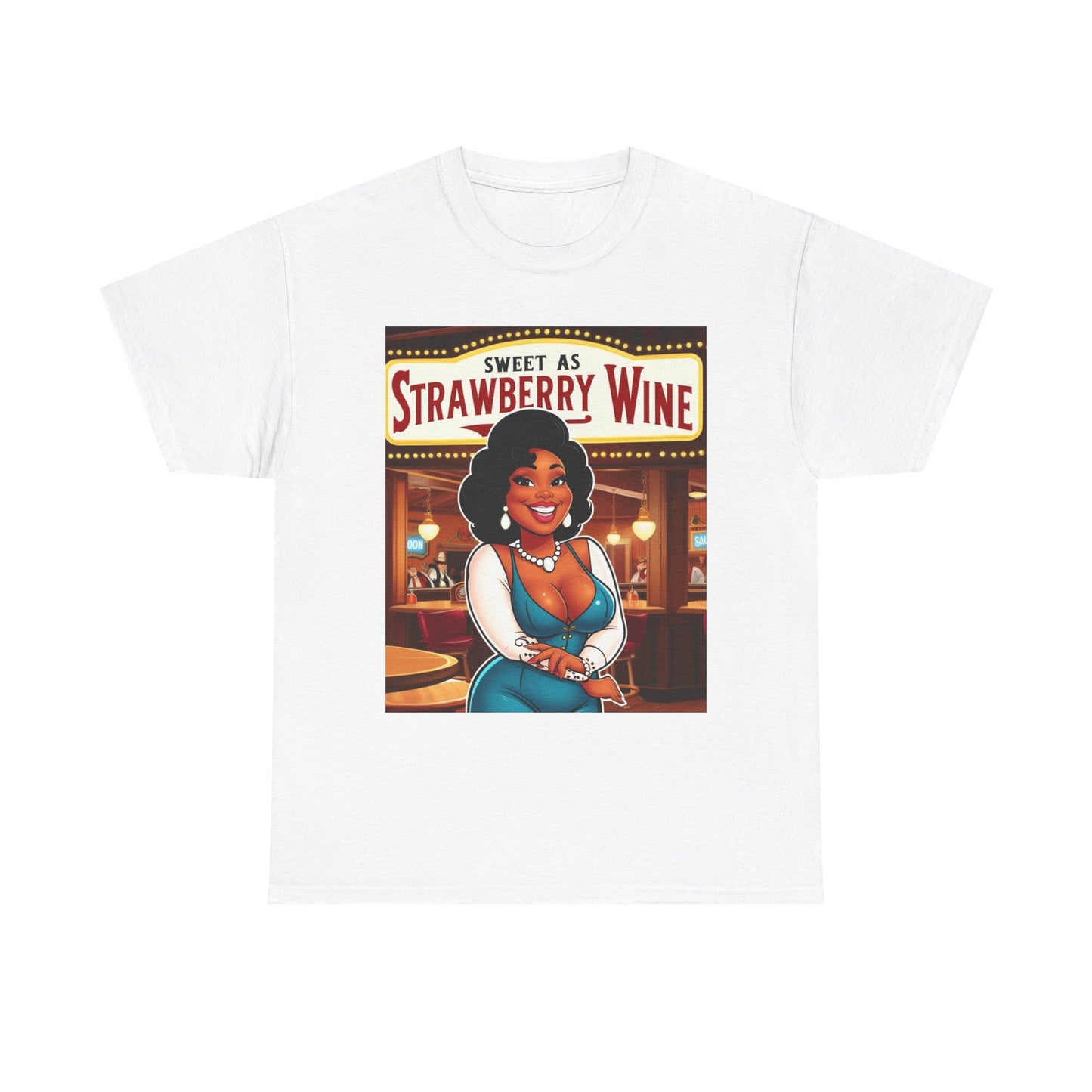 Sweet as Strawberry Wine Unisex Cotton Shirt