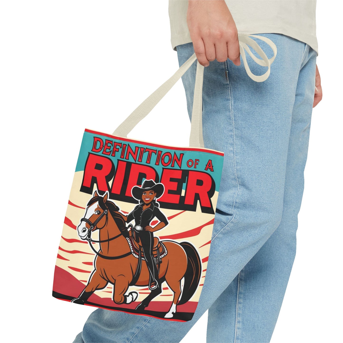 Definition of a Rider Tote Bag
