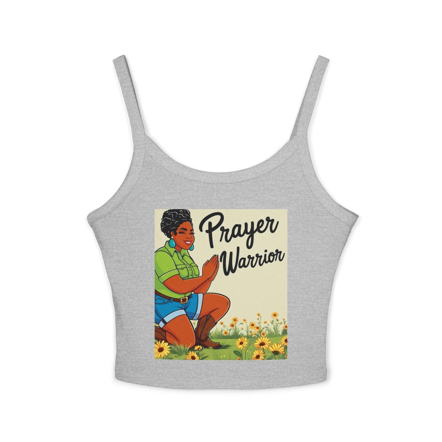 Prayer Warrior Women's Spaghetti Strap Tank Top