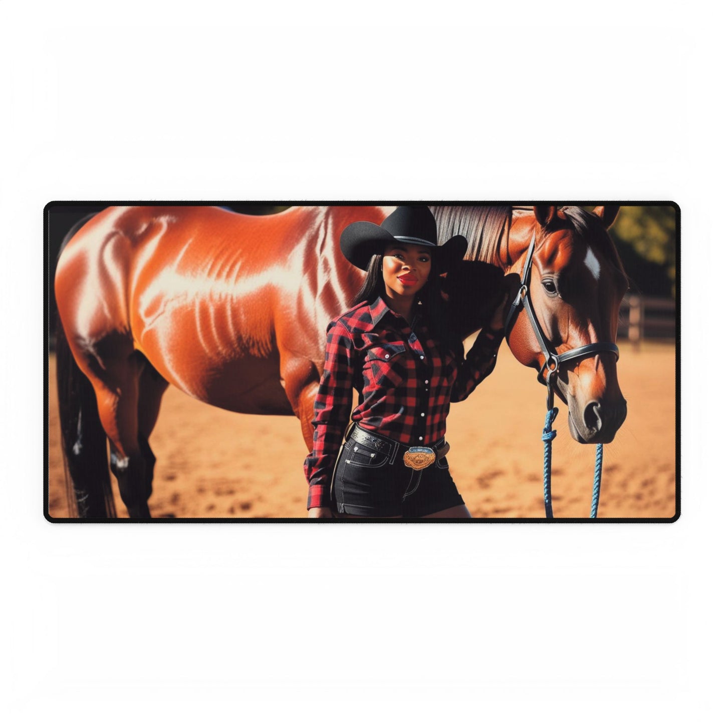 Black Beauty Desk Mat