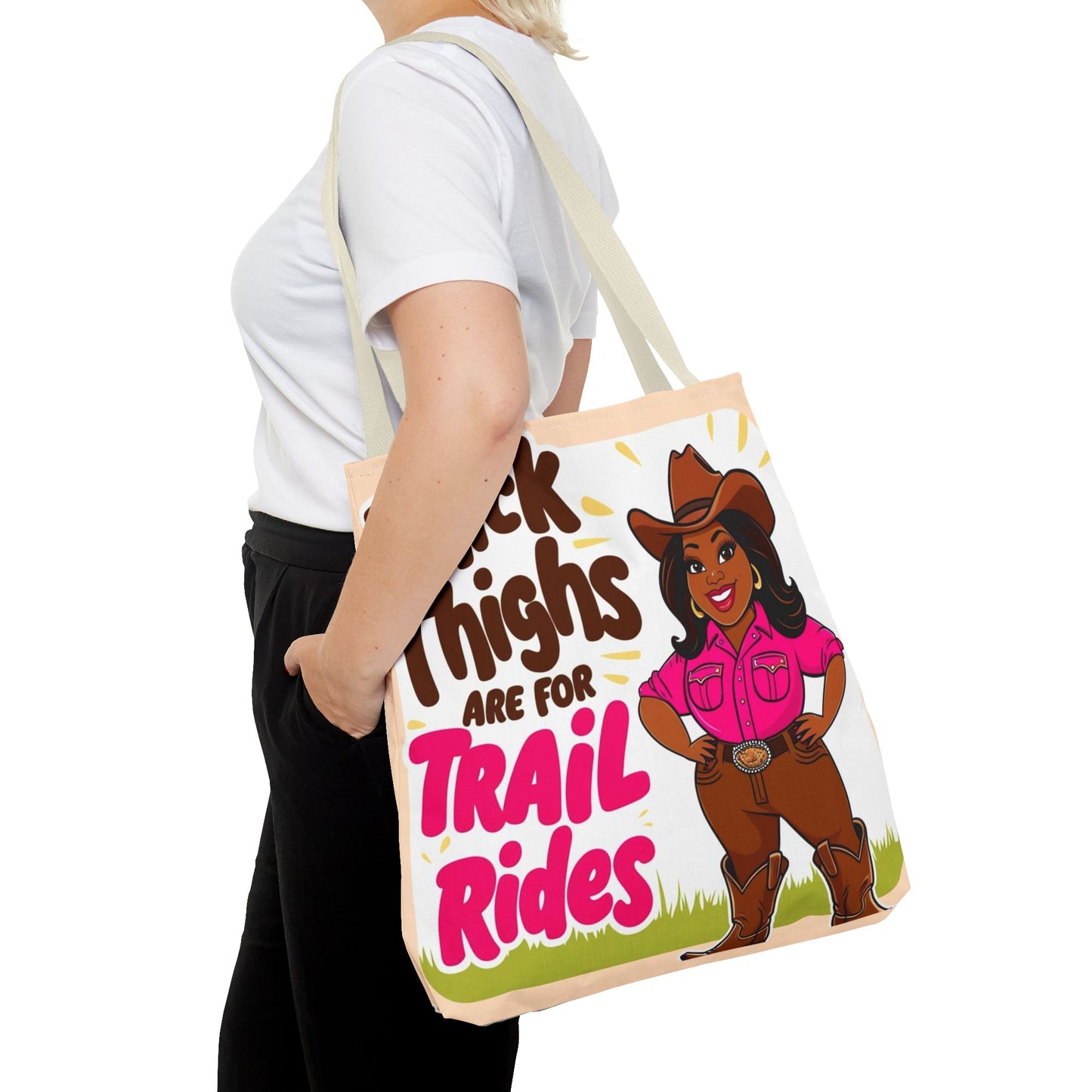Bright Thick Thighs Tote Bag