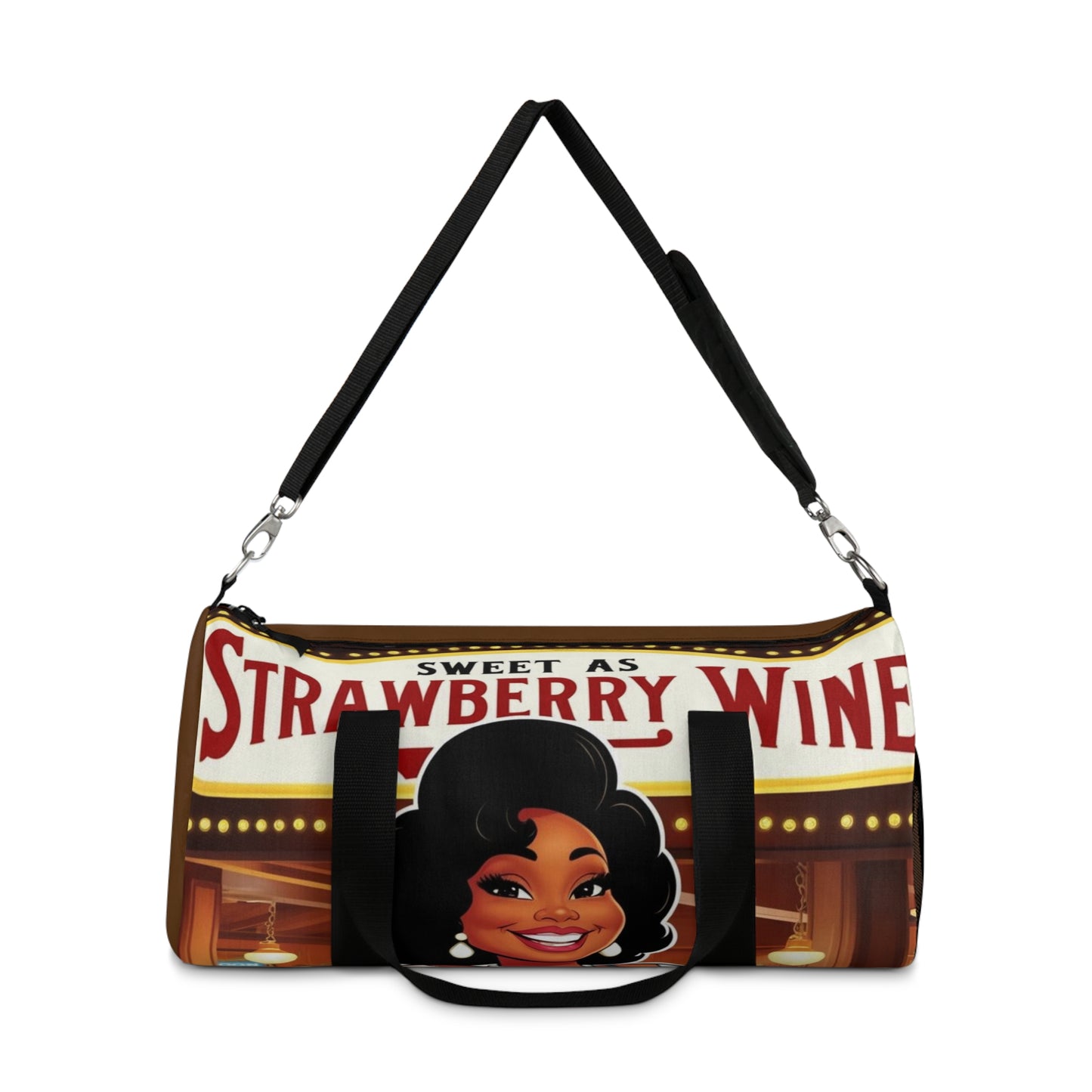 Sweet as Strawberry Wine Duffel Bag