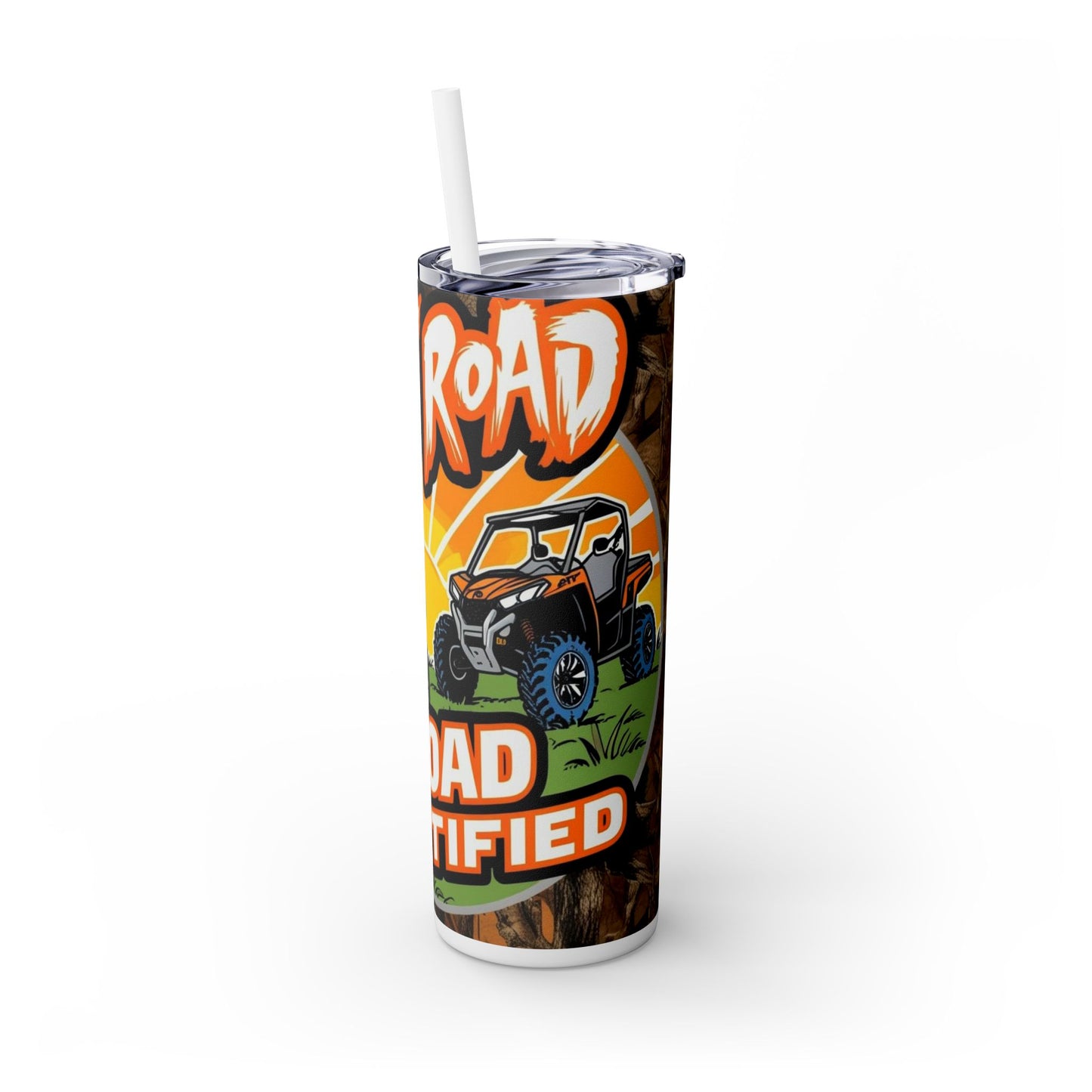 Dirt Road Certified Skinny Tumbler with Straw - 20oz