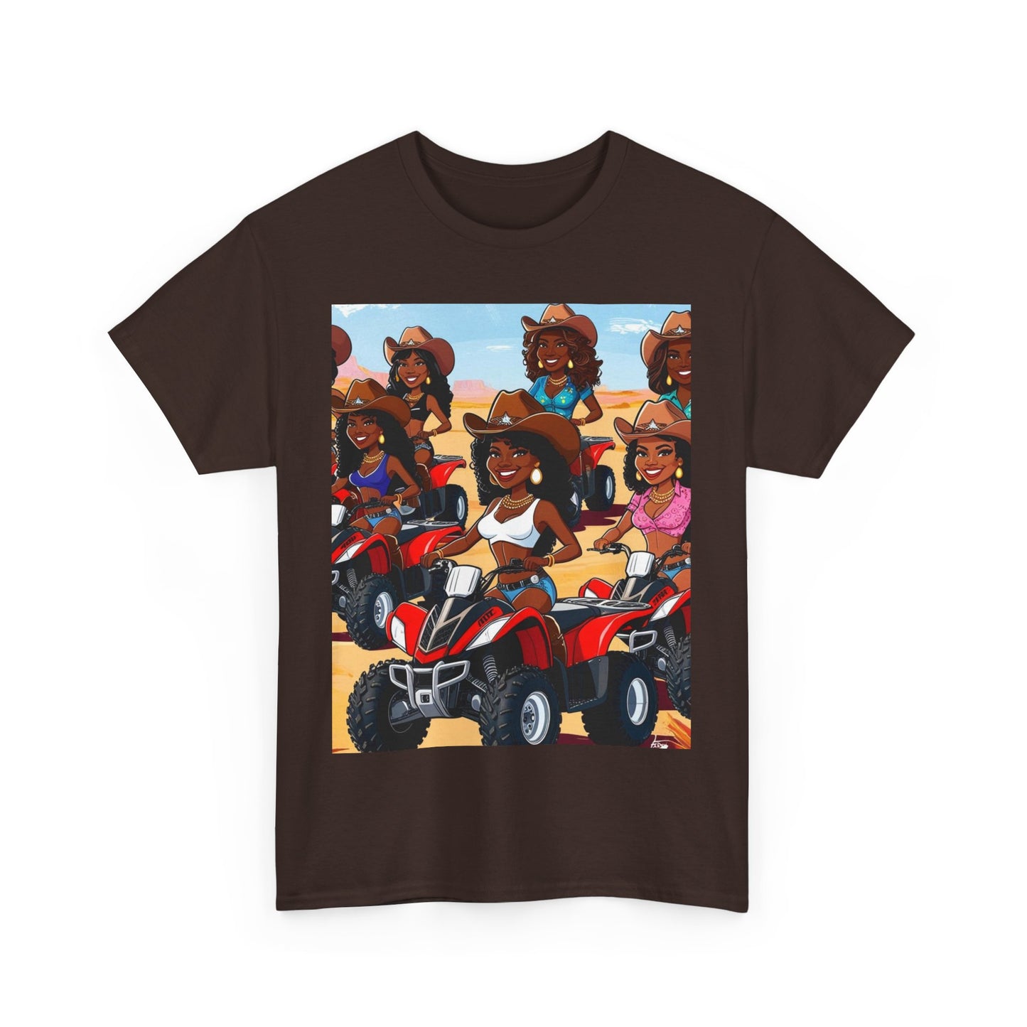 Adventurous Squad Biking Unisex Cotton Tee