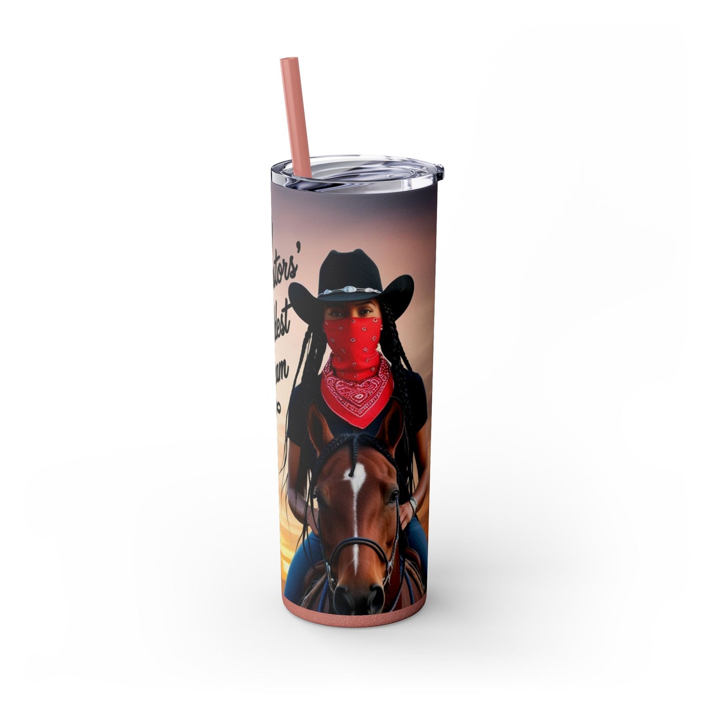 Pay Homage Skinny Tumbler with Straw, 20oz