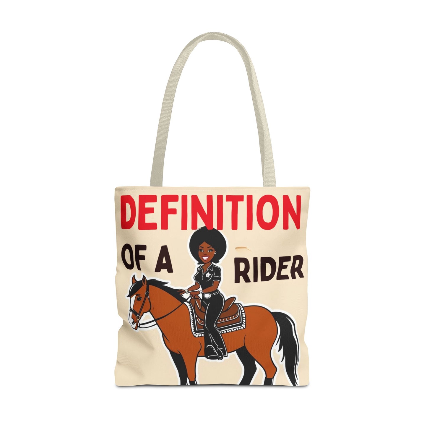 Definition of a Rider Tote Bag