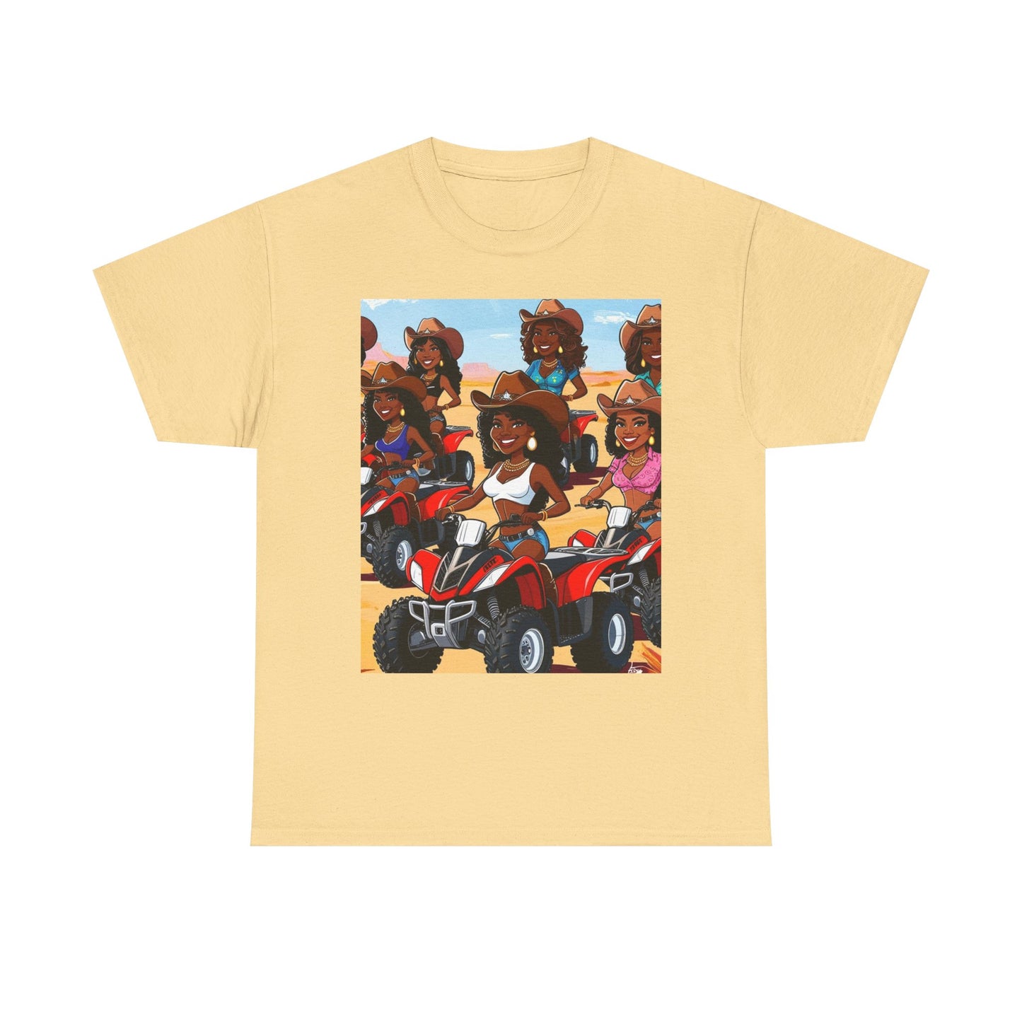 Adventurous Squad Biking Unisex Cotton Tee