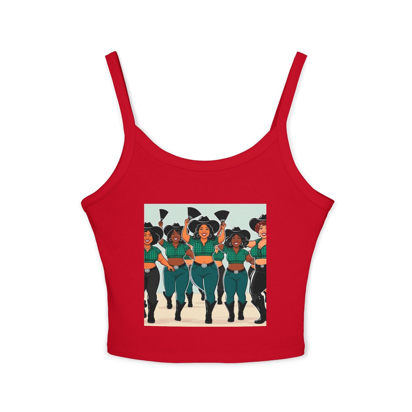 Group Dancers Spaghetti Strap Tank Top