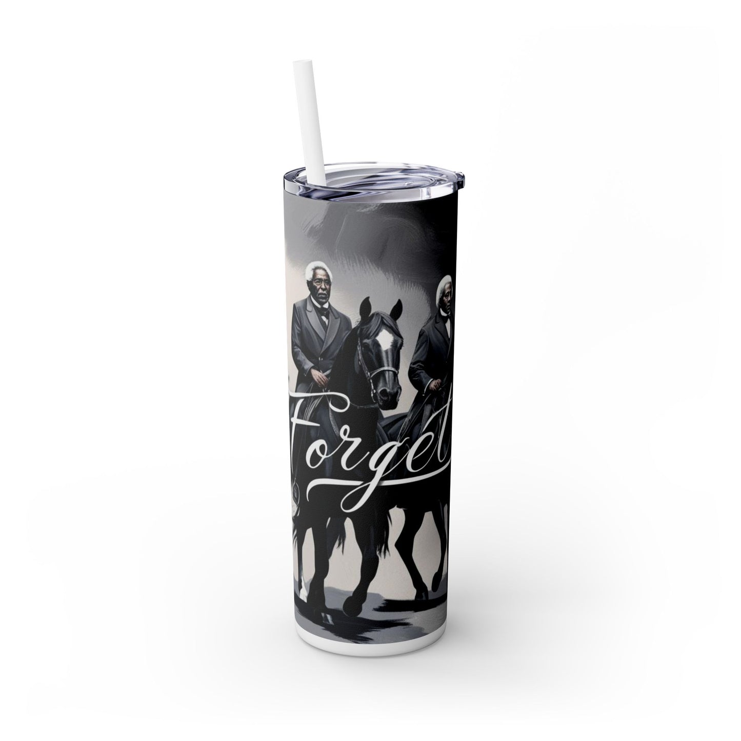 Pay Homage Skinny Tumbler with Straw, 20oz