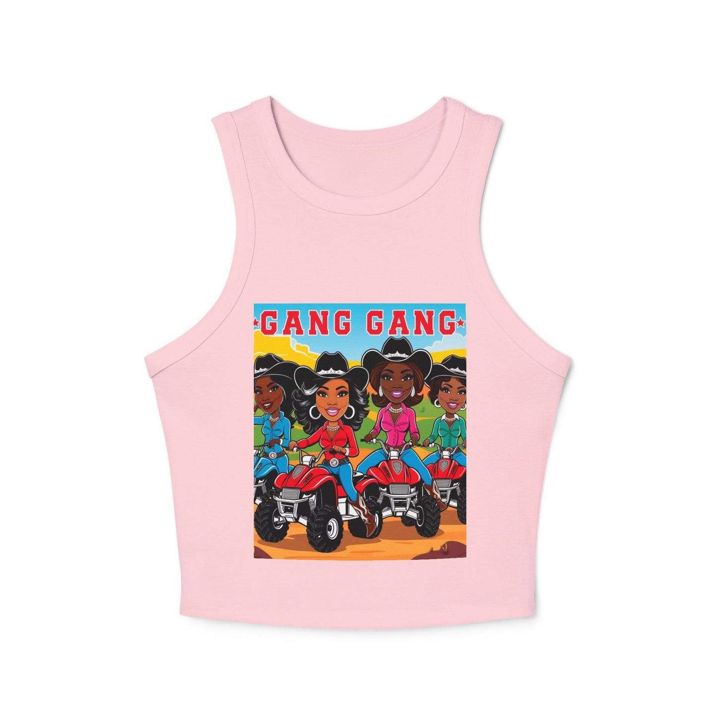 Cowgirl Gang Racer Tank Top