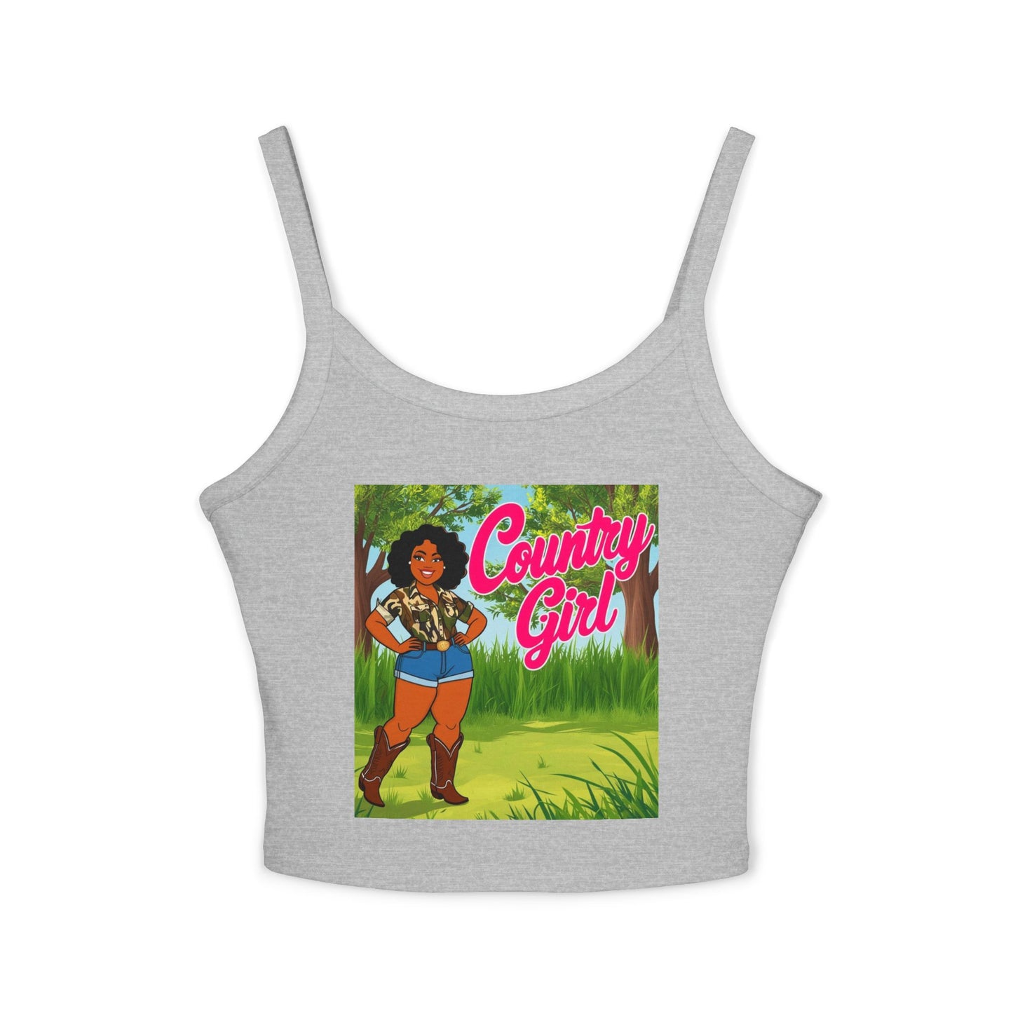 Country Girl Women's Spaghetti Strap Tank Top