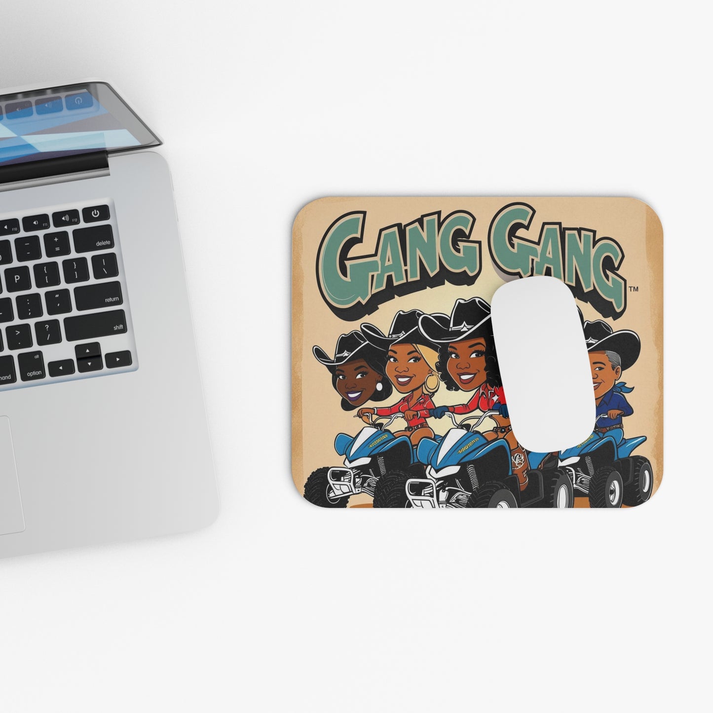 Mixed Gang Cowboy Mouse Pad