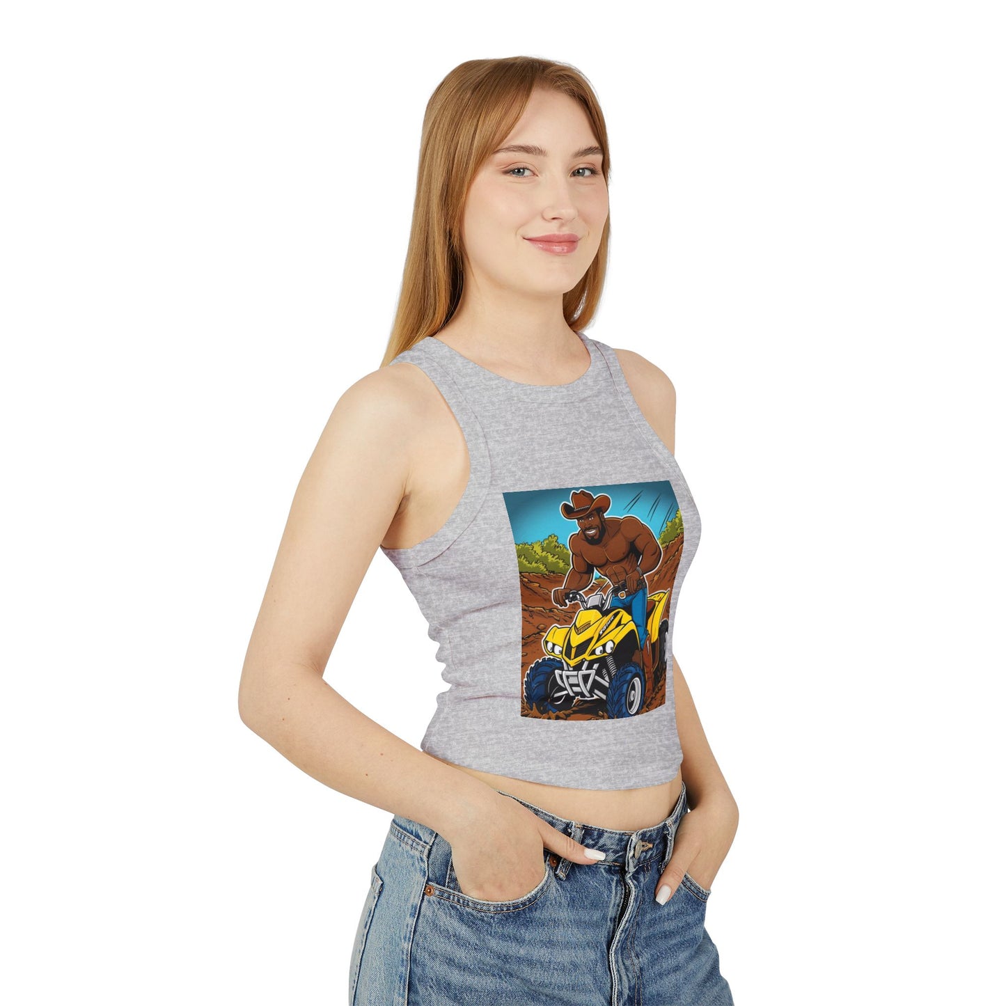 Big Boy Women's Micro Rib Racer Tank Top