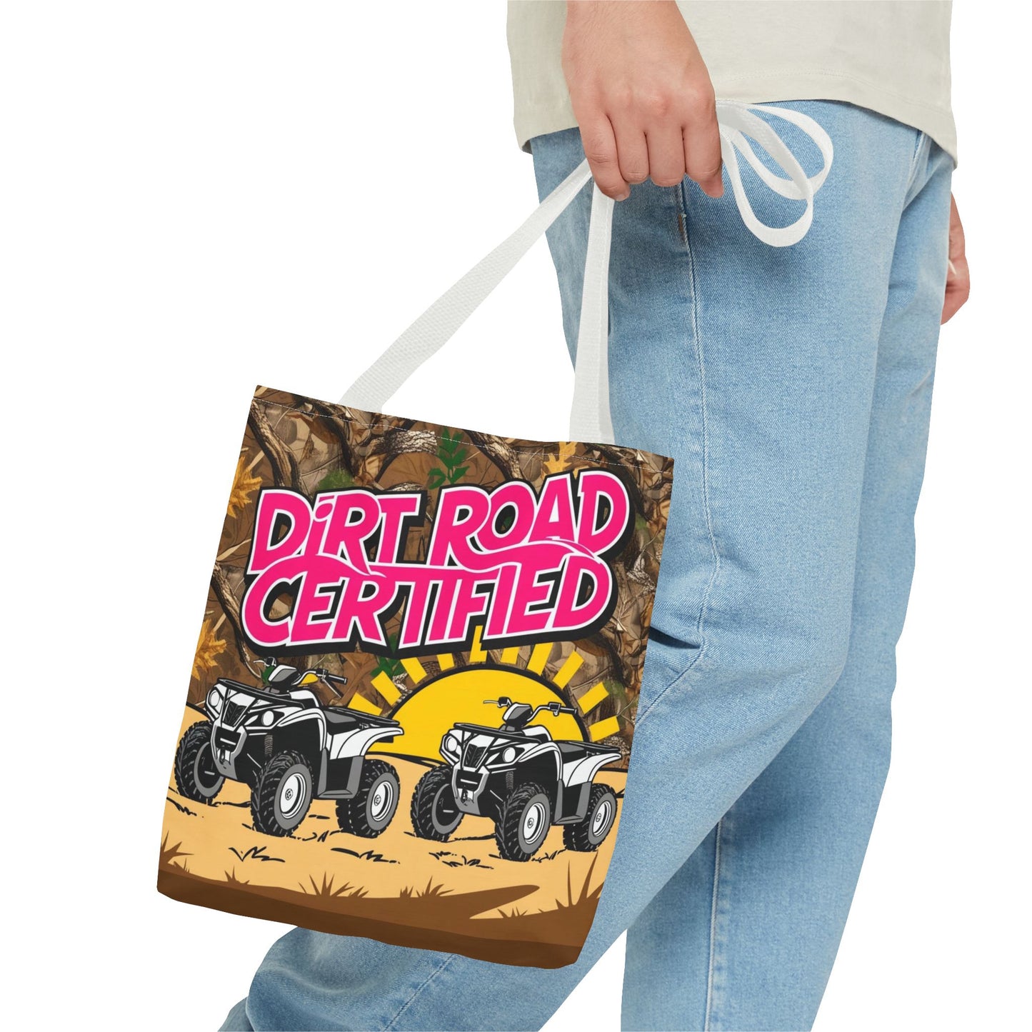 Dirt Road Certified Pink Tote Bag