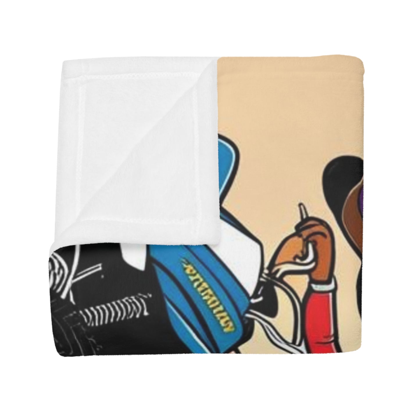 Mixed Gang Plush Fleece Blanket