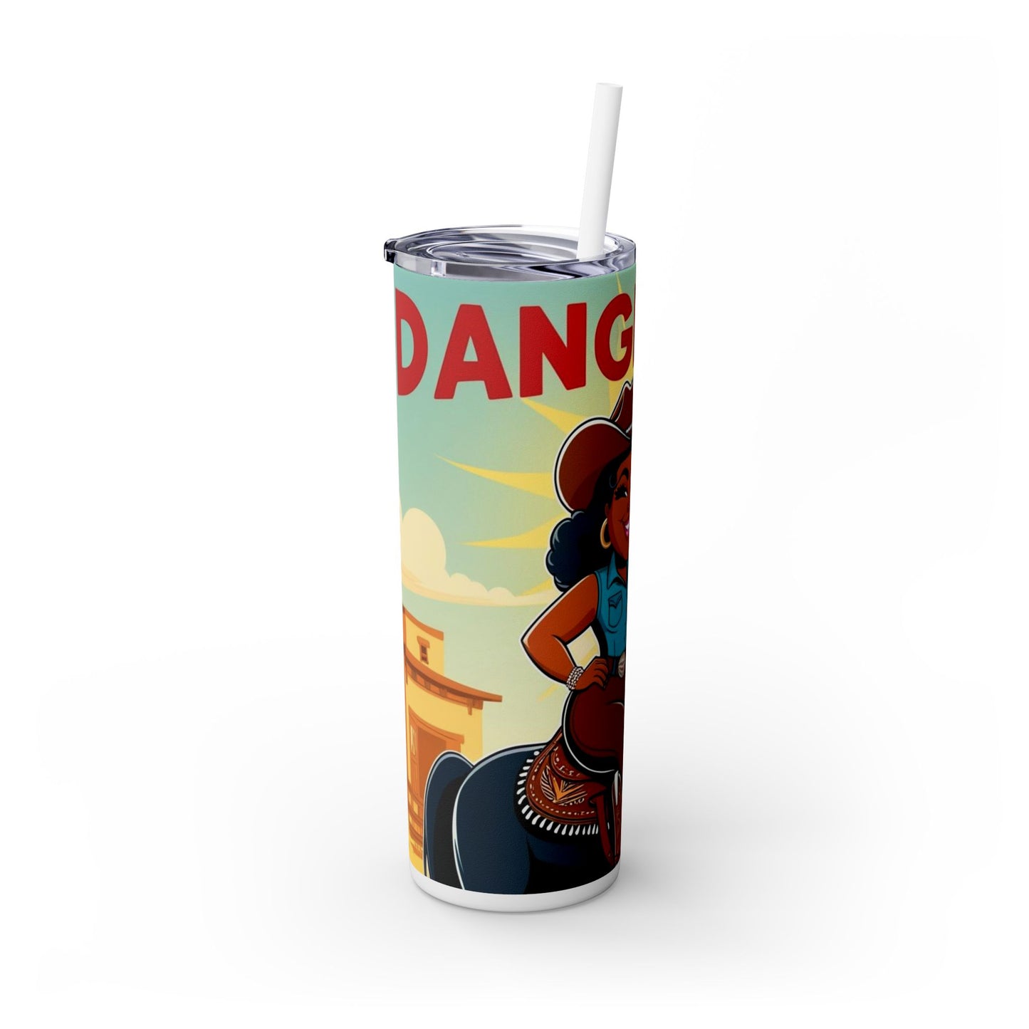 Dangerous Cowgirl Tumbler with Straw - 20oz