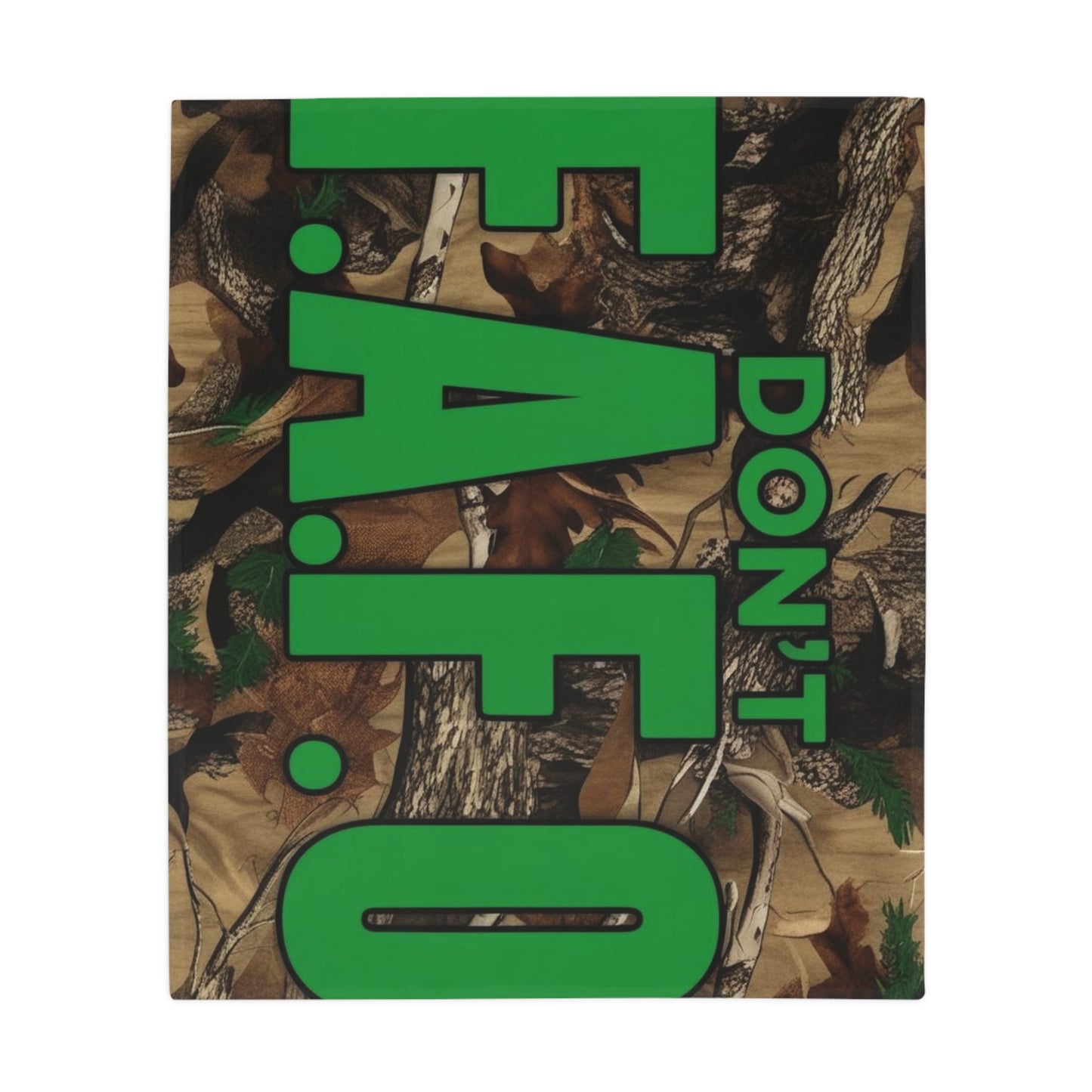 Don't F.A.F.O. Plush Blanket