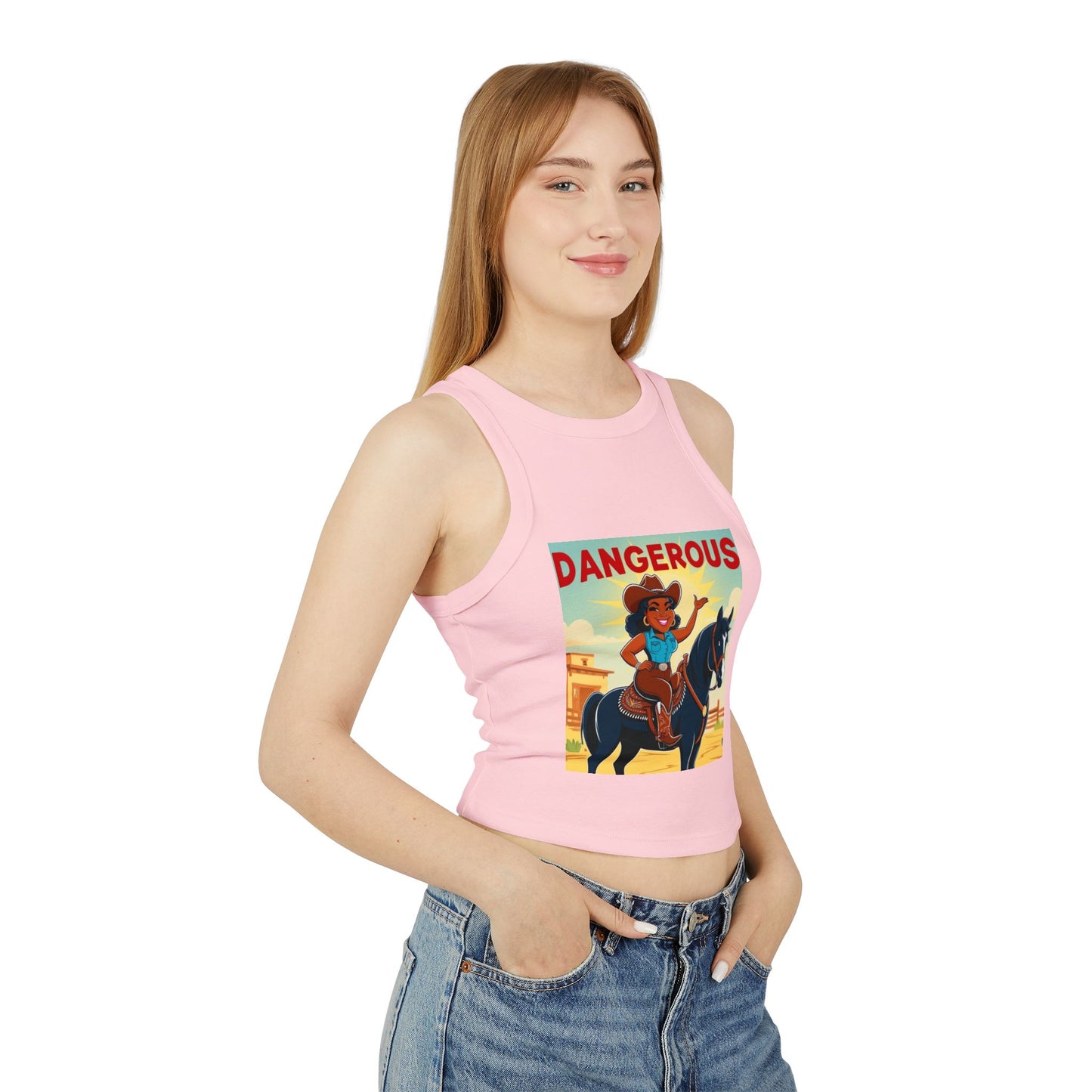 Dangerous Cowgirl Racer Tank Top