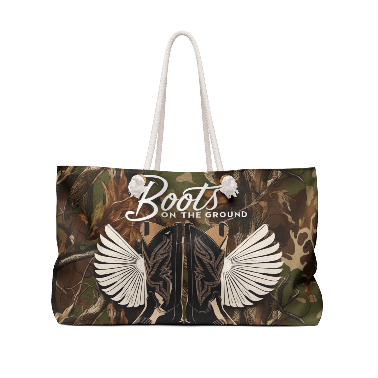 Boots On The Ground Weekender Bag