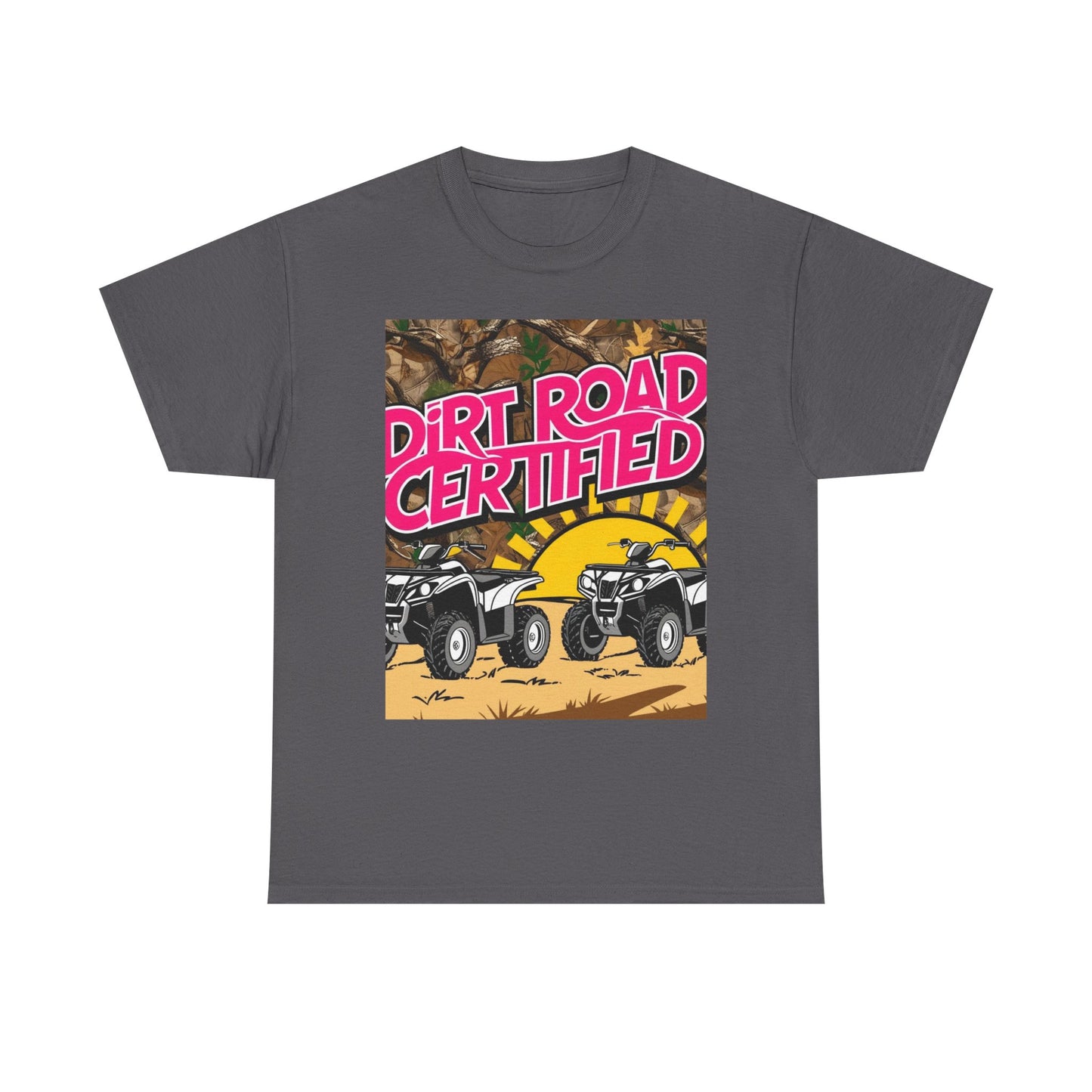 Dirt Road Certified Pink Unisex Cotton Tee