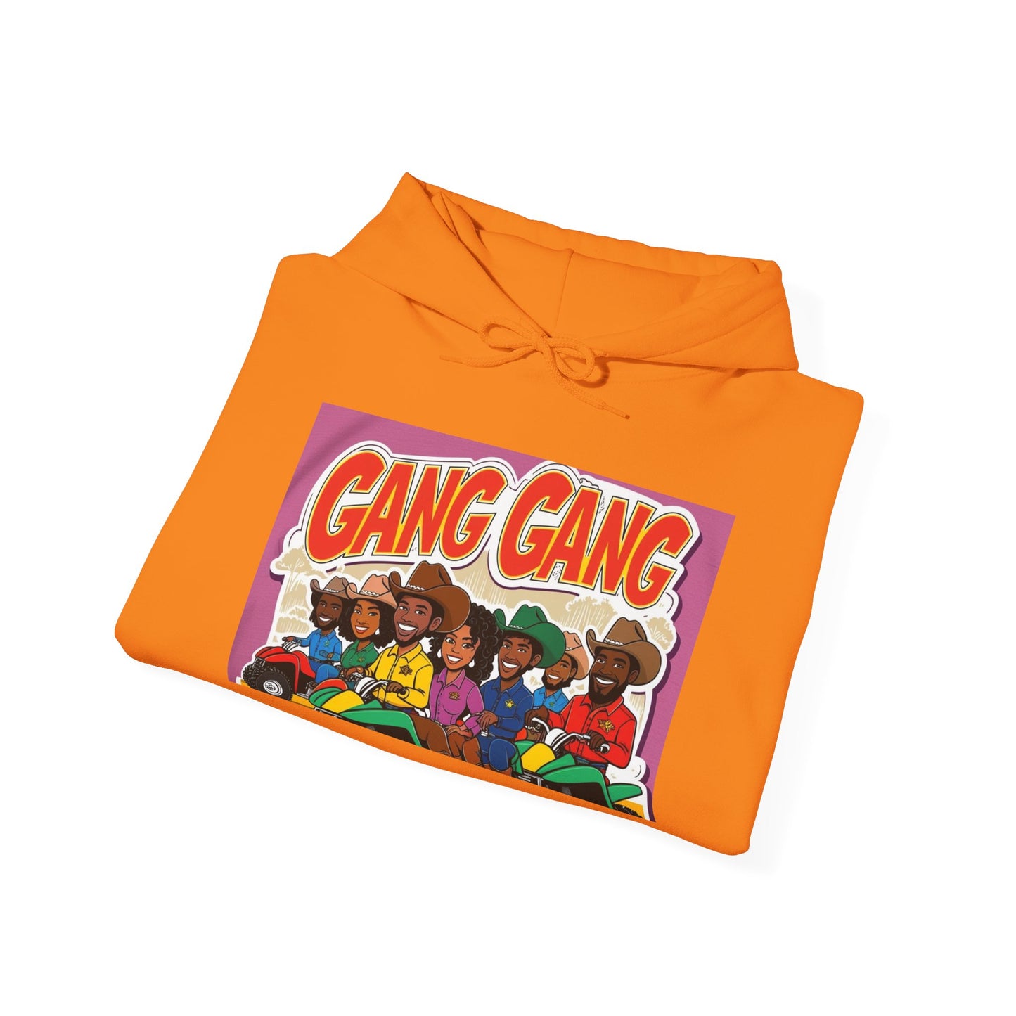 Group ATV Cartoon Graphic Hoodie