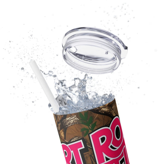 Dirt Road Certified Pink Skinny Tumbler with Straw - 20oz