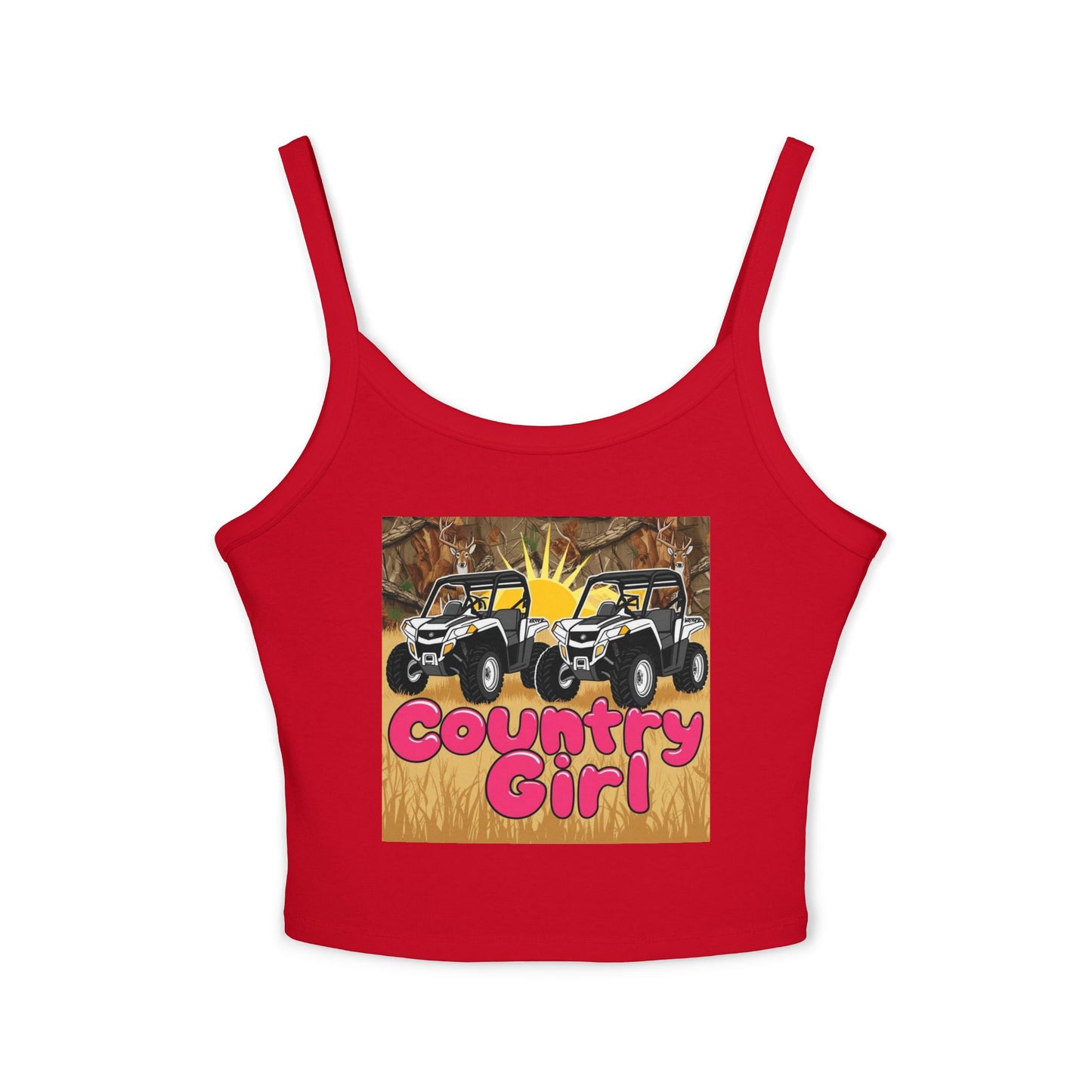 Country Girl Women's Spaghetti Strap Tank Top